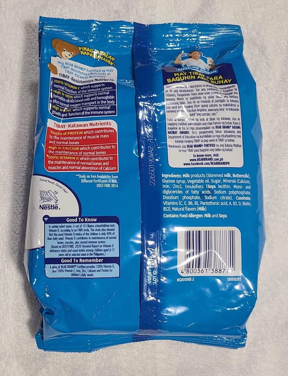 3 x 680g Bear Brand Fortified Powdered Milk