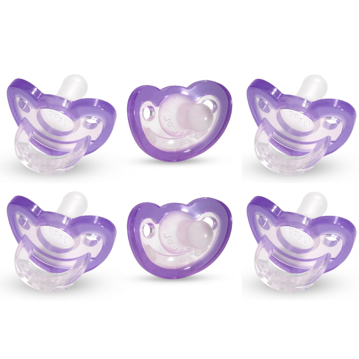 RaZbaby Jollypop Pacifier for Babies 3 Months and Up, USA Made, Natural Shaped Orthodontic Binky, Lovingly Shared in NICUs & Hospitals Worldwide, Medical-Grade 100% BPA-Free, 0-3m (Variety, 4 Count)
