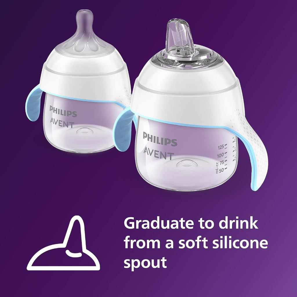 Philips Avent Natural Trainer Cup, Extra Fast Flow, 5 oz, BPA-Free