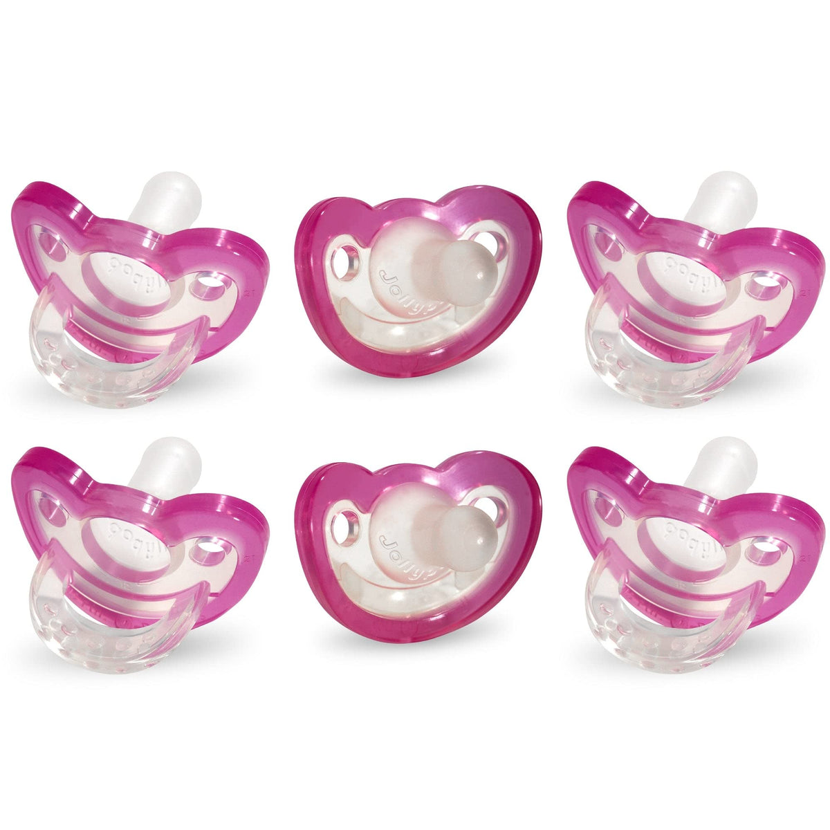 RaZbaby Jollypop Pacifier for Babies 3 Months and Up, USA Made, Natural Shaped Orthodontic Binky, Lovingly Shared in NICUs & Hospitals Worldwide, Medical-Grade 100% BPA-Free, 0-3m (Variety, 4 Count)