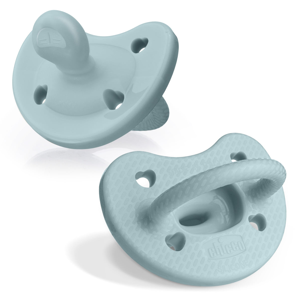 Chicco PhysioForma Silicone Orthodontic Pacifier One-Piece, 6-16m, 2-Pack