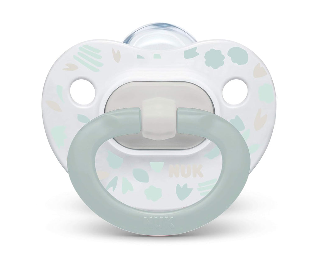 NUK Orthodontic Pacifier Value Pack, Boy, 0-6 Months (Pack of 3)
