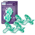 Philips Avent Soothie Baby Pacifier for 0-3 Months, BPA-Free, 4-Pack, Green