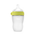 Comotomo Silicone Baby Bottle Gen 2 – 2026 Release (8oz) – Soft, Wide-Neck Bottle for Comfortable Feeding with Dual Anti Colic Vents (Includes Medium Flow Nipples), Green (Double Pack)