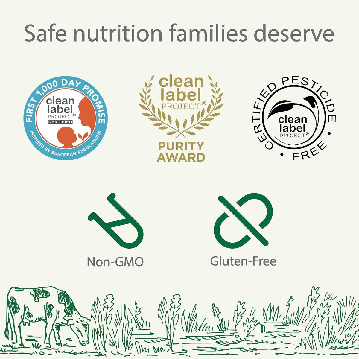 Premium European Toddler Nutritional Milk Drink Powder | Made in France, Grass-Fed Milk | DHA, Iron & Protein | Non-GMO | Great for Smoothies & Picky Eaters | 1 Year and Older