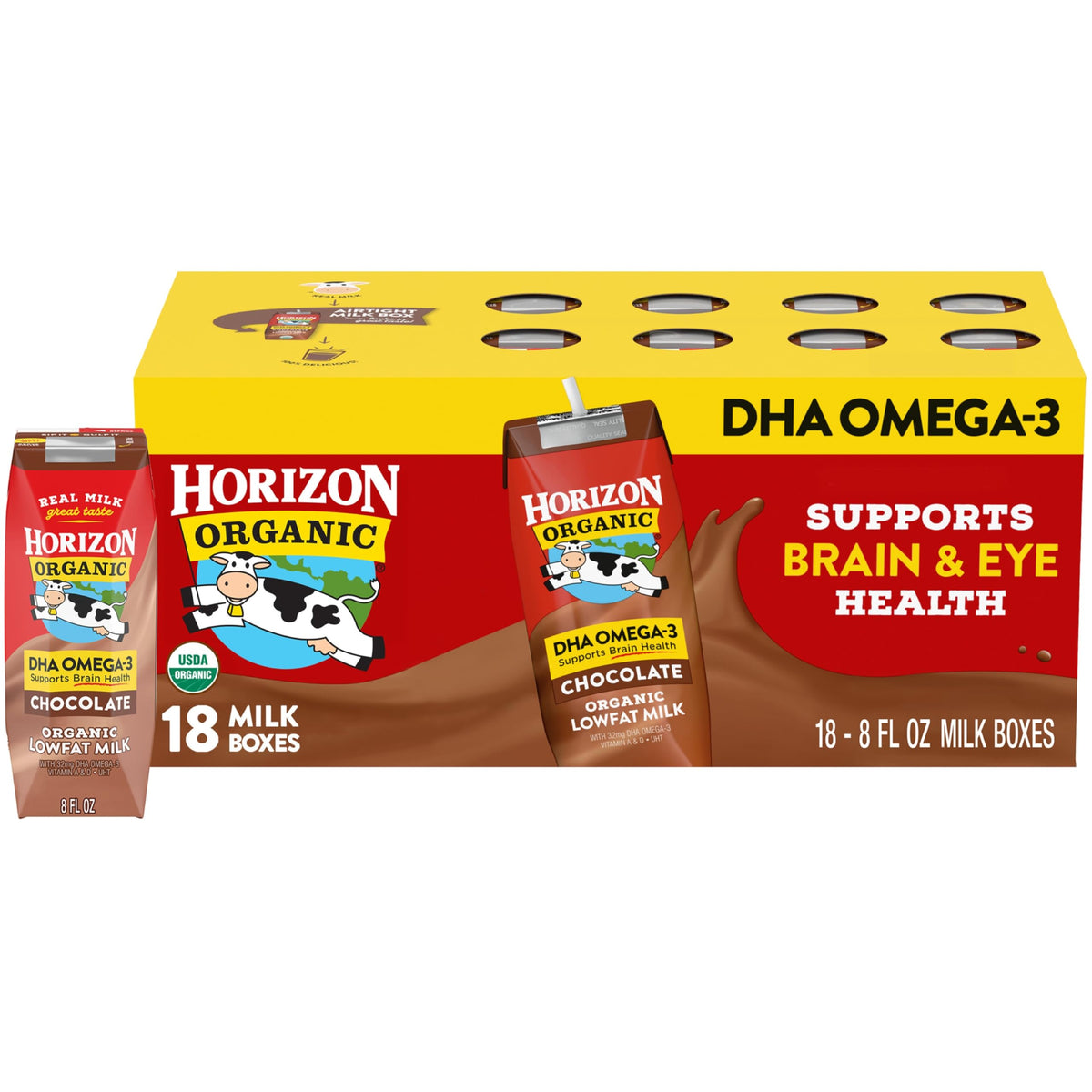 Horizon Organic Organic Whole Milk 6pk, 48 FZ