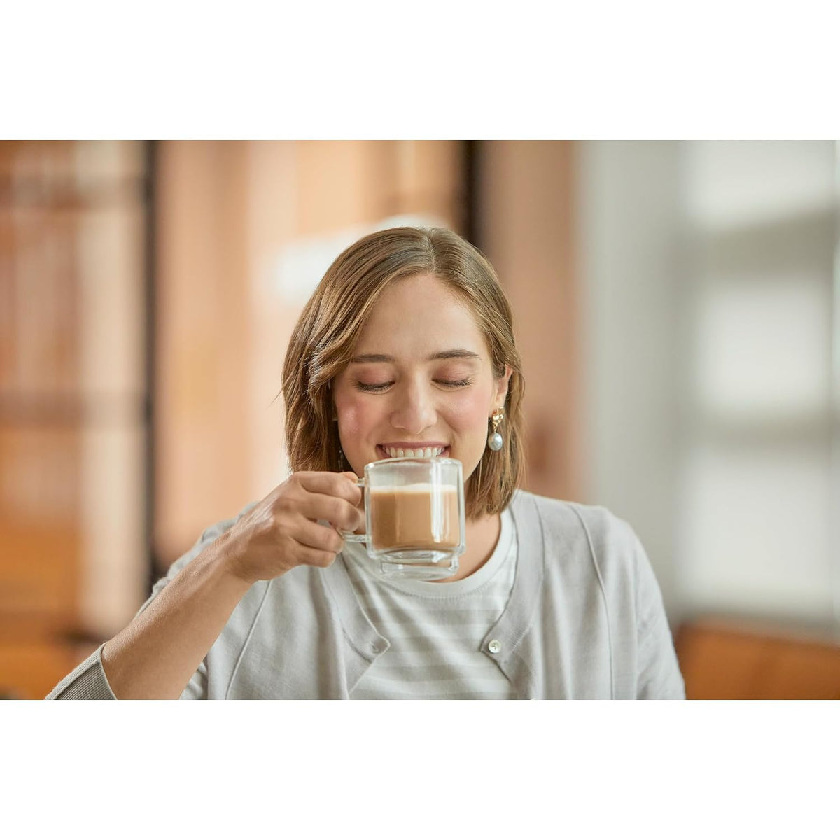 Keurig Premium Café Milk Powder, 1lb Bag, Specialty Beverage Base for Lattes & Cappuccinos, Makes About 30 Drinks, for Commercial Brewers, Contains Milk & Soy, 12 Pack