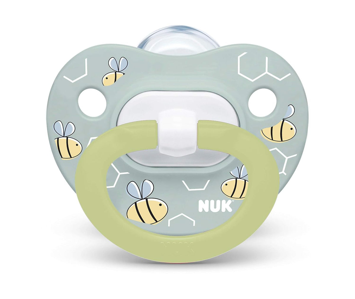 NUK Orthodontic Pacifier Value Pack, Boy, 0-6 Months (Pack of 3)