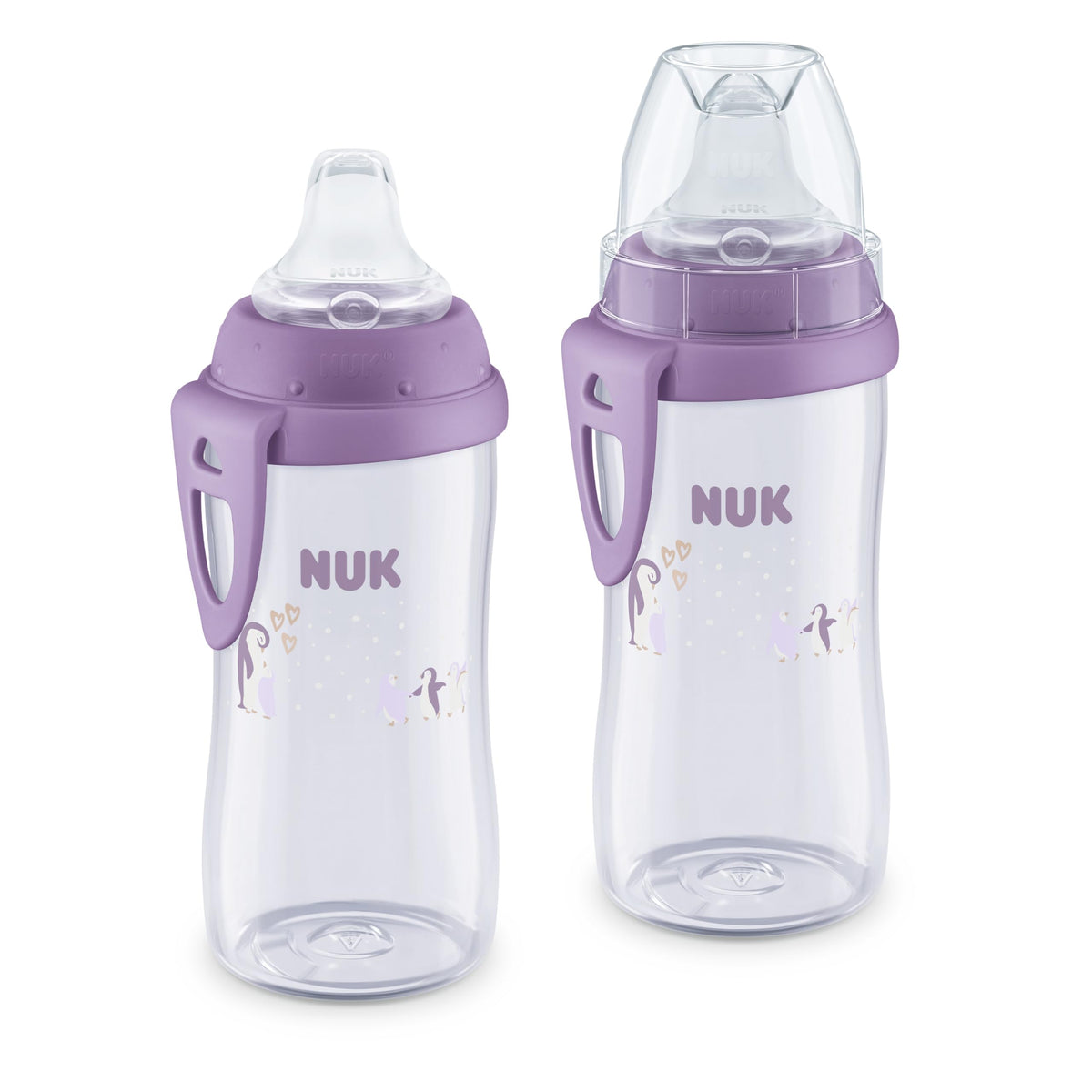 NUK Active Sippy Cup, 10 oz, 2 Pack, 12+ Months, Timeless Collection, Amazon Exclusive