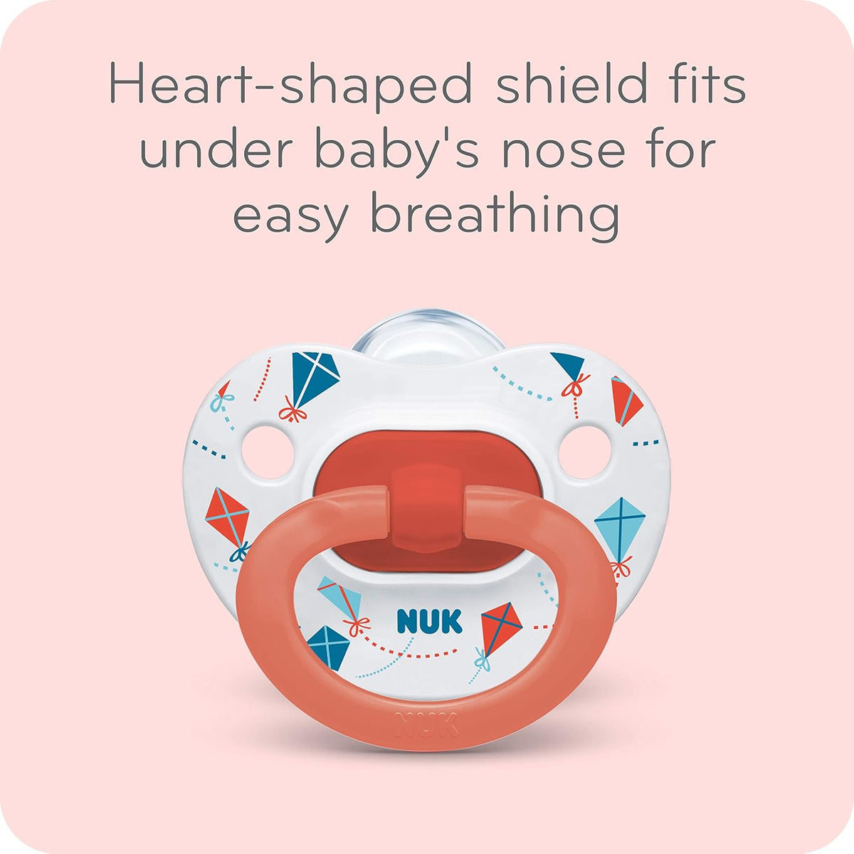 NUK Orthodontic Pacifier Value Pack, Boy, 0-6 Months (Pack of 3)