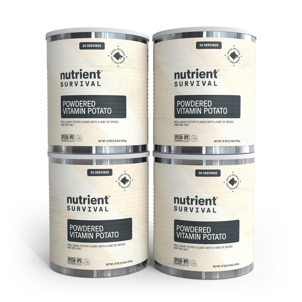 Nutrient Survival Vitamin Powdered Milk, Freeze Dried Prepper Supplies & Emergency Food Supply, 21 Essential Nutrients, Soy & Gluten Free, Shelf Stable Up to 25 Years, One Can, 50 Servings