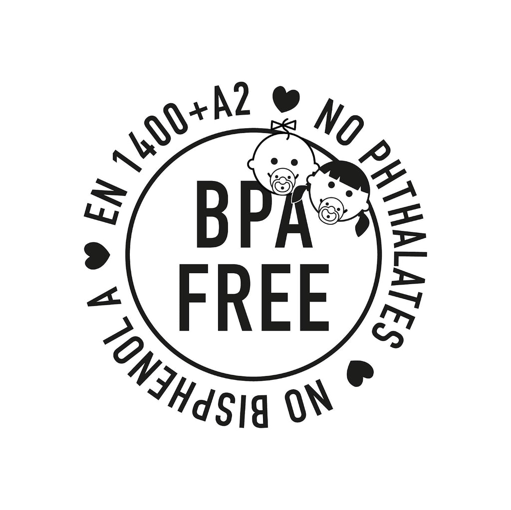 BIBS Pacifiers - Set of 2 | Colour Pacifier with Anatomical Nipple | BPA-Free Natural Rubber | Made in Denmark | Ivory/Blush, 0-6 Months