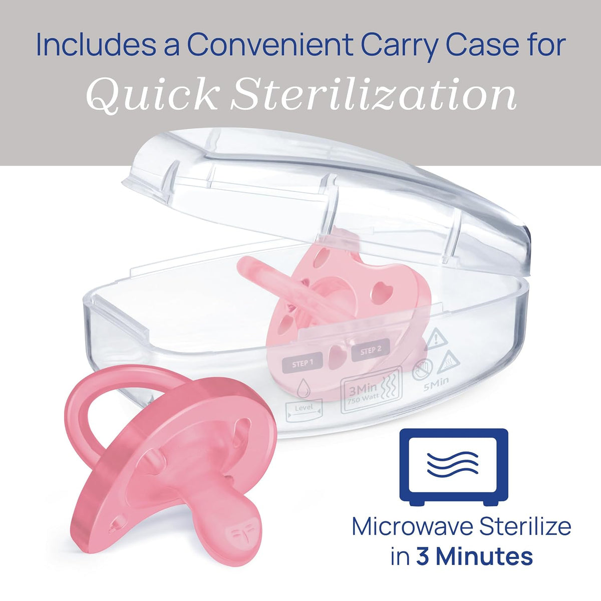 Chicco PhysioForma Silicone Orthodontic Pacifier One-Piece, 6-16m, 2-Pack