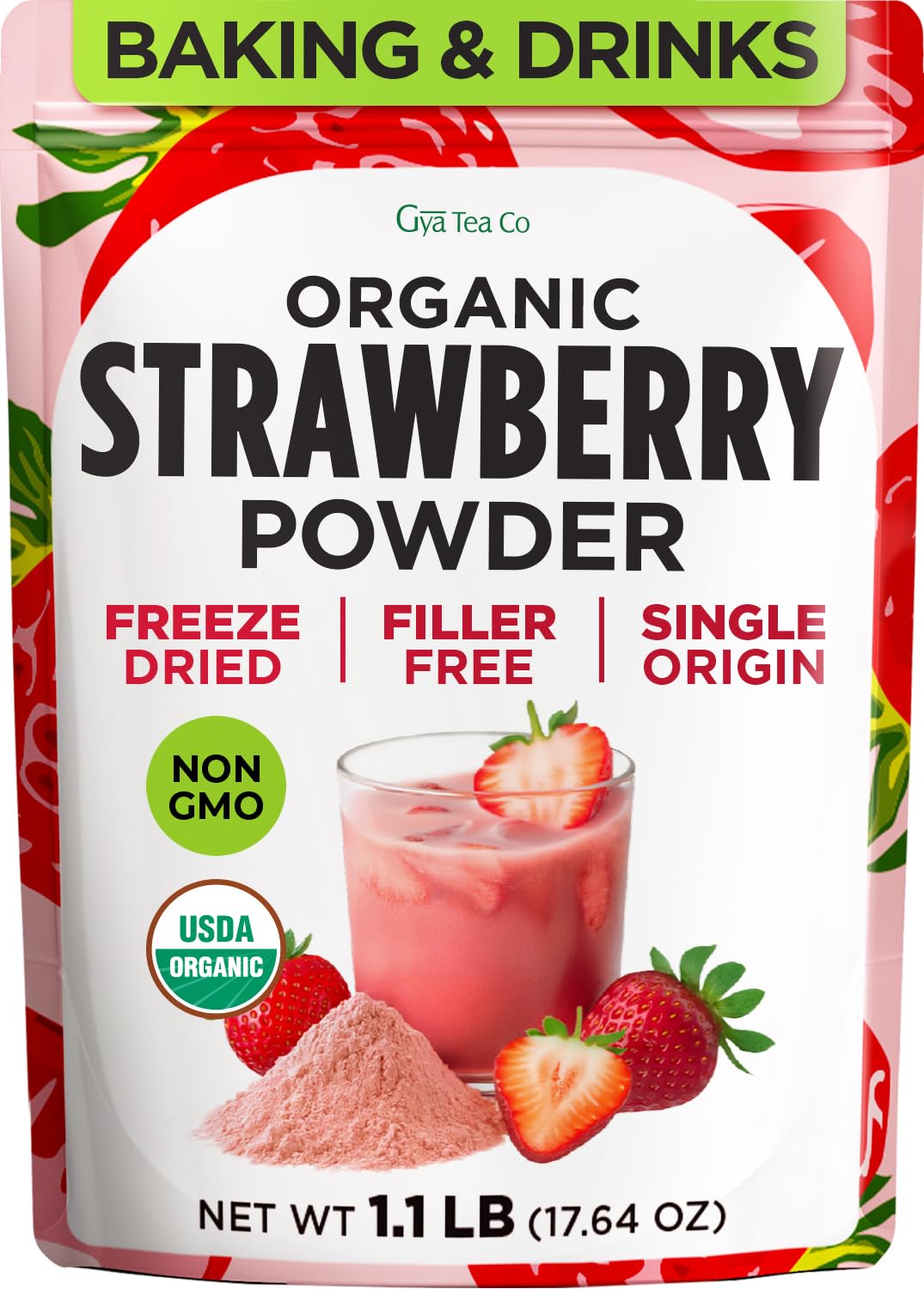 Whole Milk Powder 1.1 Lb (77 Servings) for Smoothies, Drinks & Baking