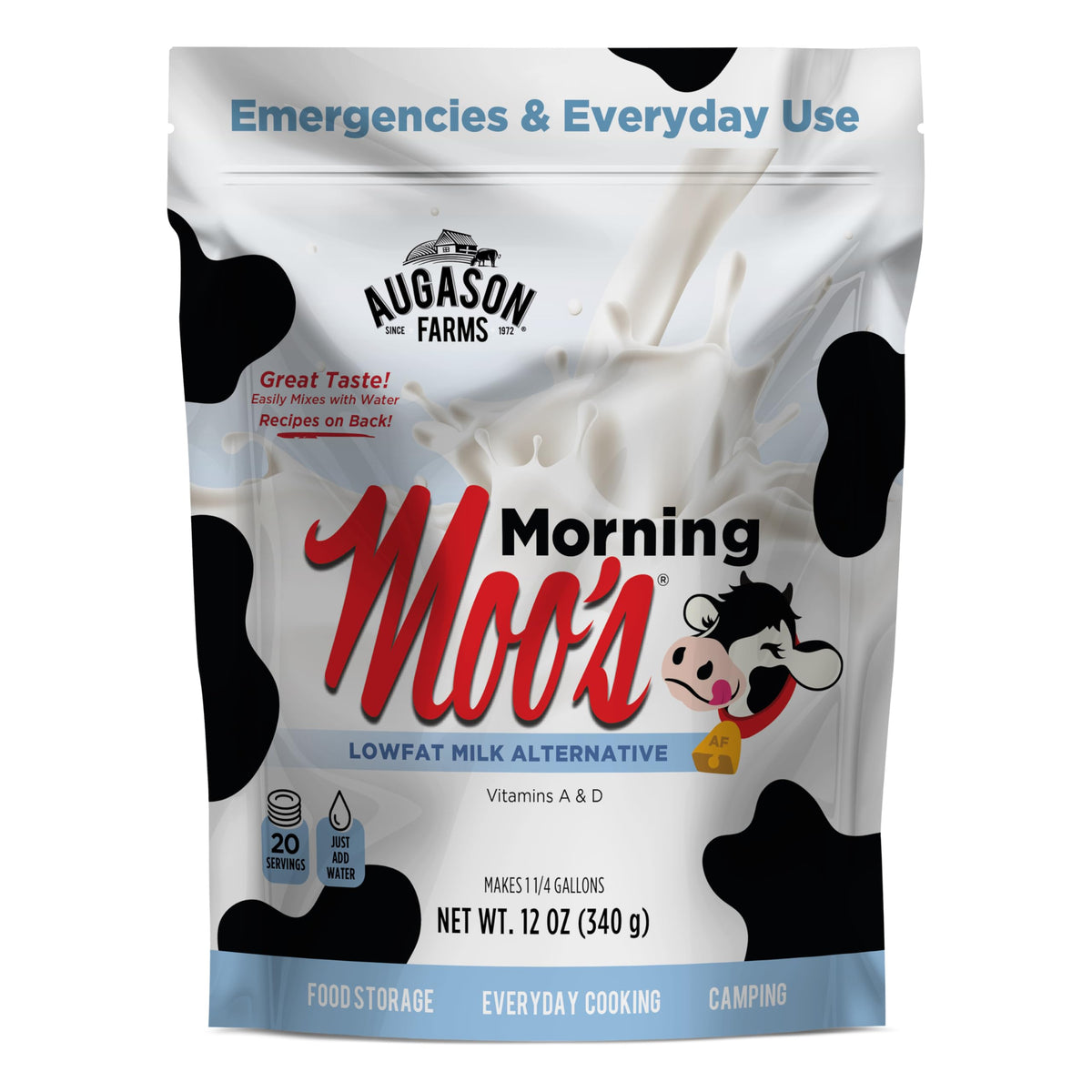 Augason Farms Morning Moo's Milk Alternative Can