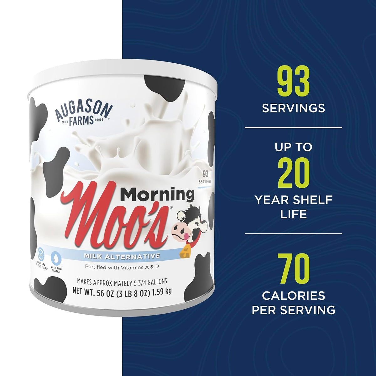 Augason Farms Morning Moo's Milk Alternative Can