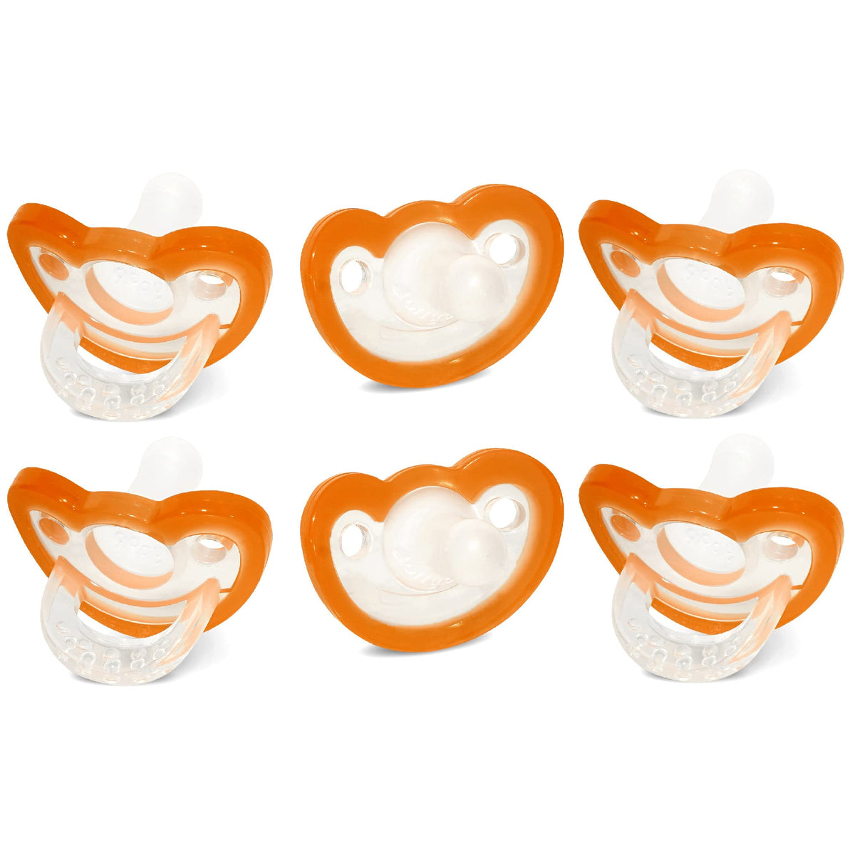 RaZbaby Jollypop Pacifier for Babies 3 Months and Up, USA Made, Natural Shaped Orthodontic Binky, Lovingly Shared in NICUs & Hospitals Worldwide, Medical-Grade 100% BPA-Free, 0-3m (Variety, 4 Count)