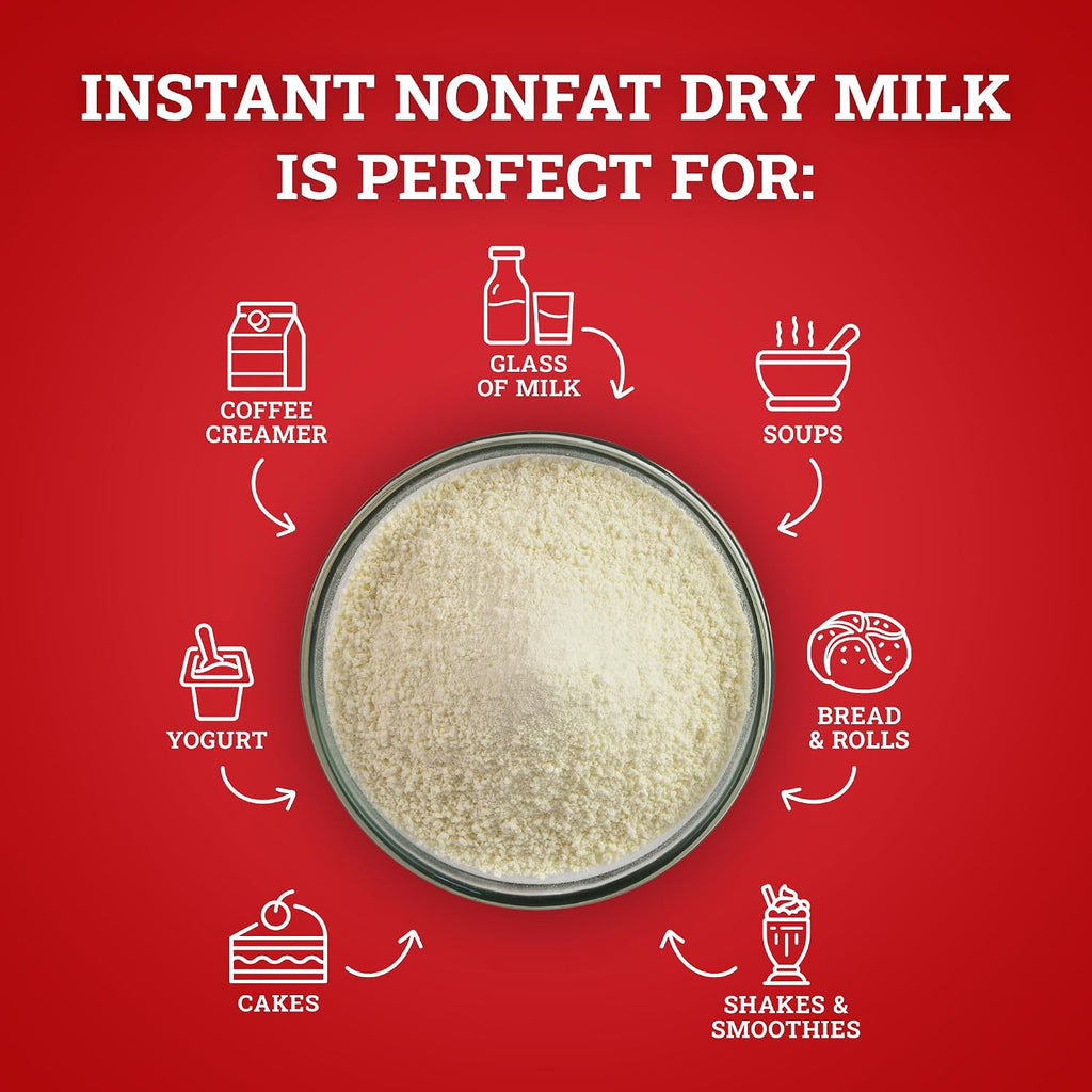 Hoosier Hill Farm Instant Nonfat Dry Milk Powder, 1LB (Pack of 1)