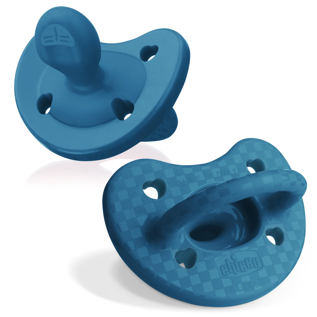 Chicco PhysioForma Silicone Orthodontic Pacifier One-Piece, 6-16m, 2-Pack