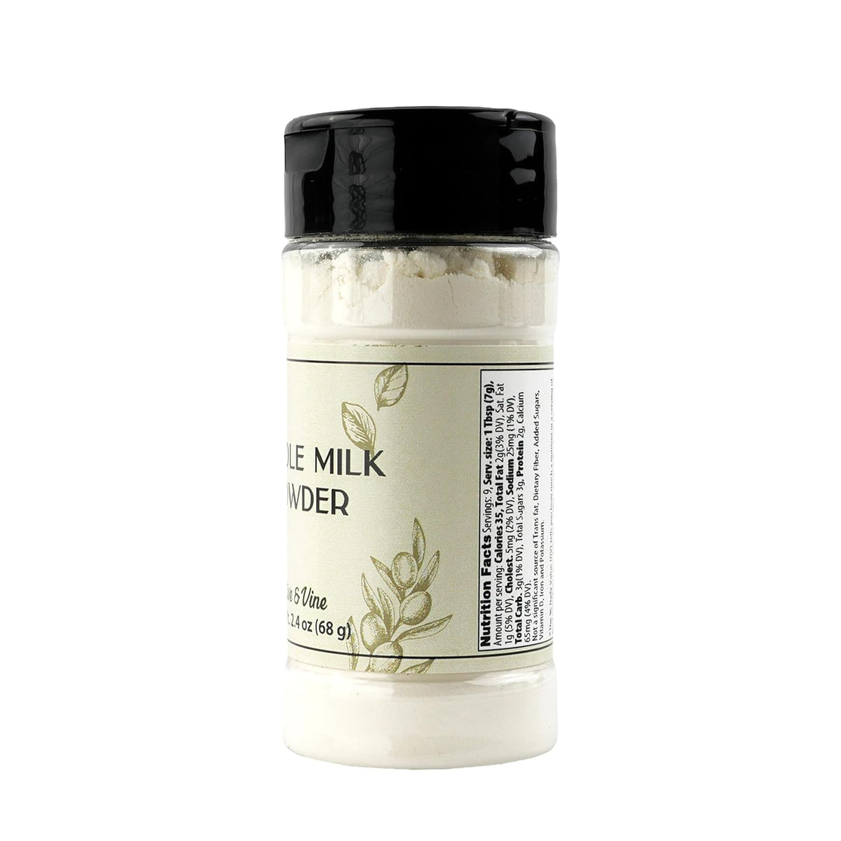 Olive & Vine, Whole Milk Powder, 2.4 Oz