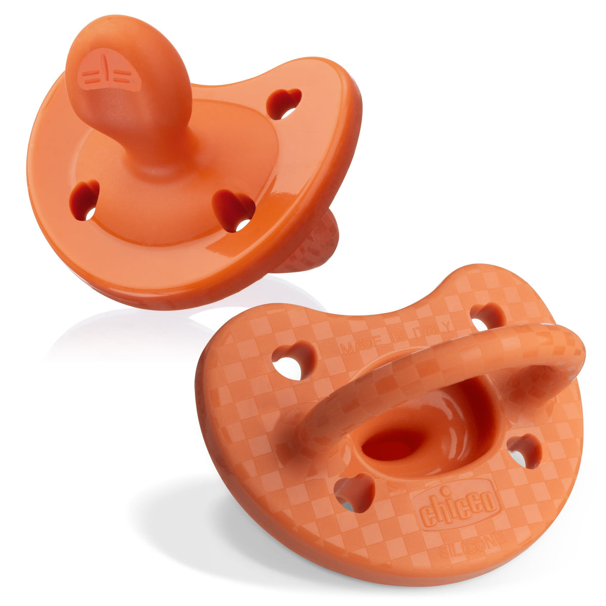 Chicco PhysioForma Silicone Orthodontic Pacifier One-Piece, 6-16m, 2-Pack