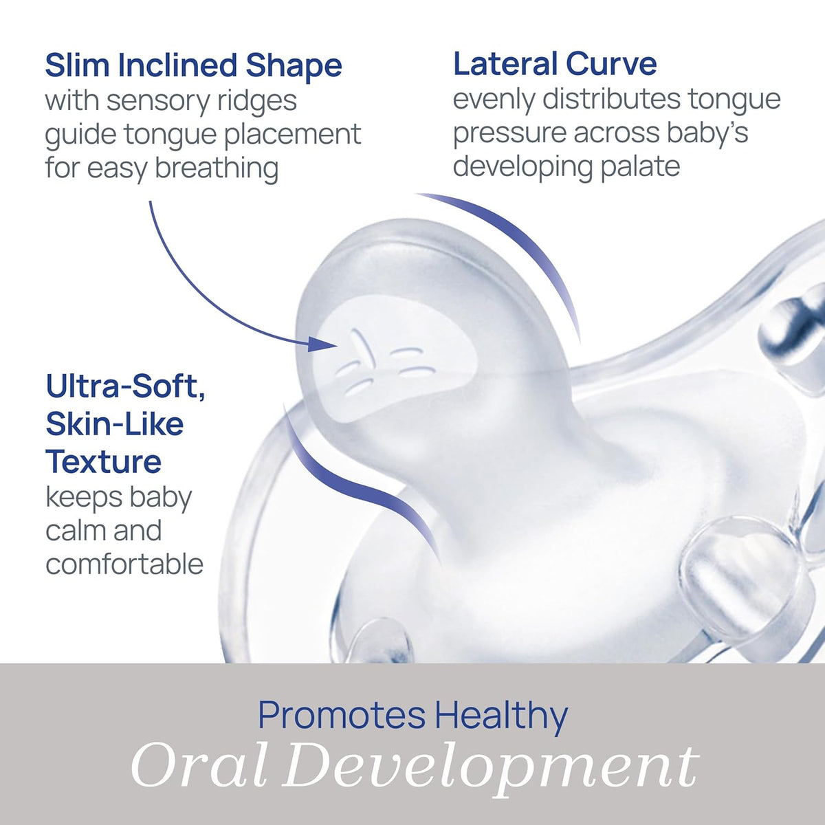 Chicco PhysioForma Silicone Orthodontic Pacifier One-Piece, 6-16m, 2-Pack