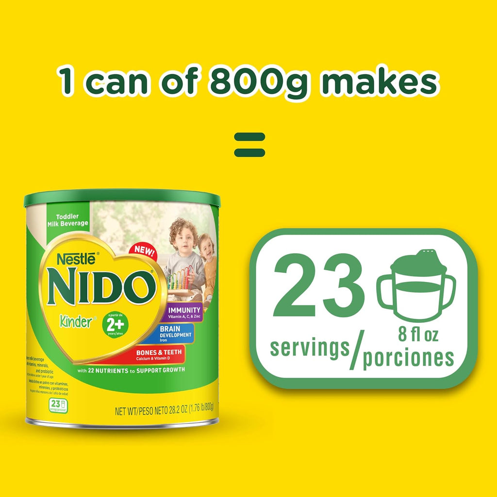 Nestle Nido Kinder 2+ Toddler Milk Powder, 800 G