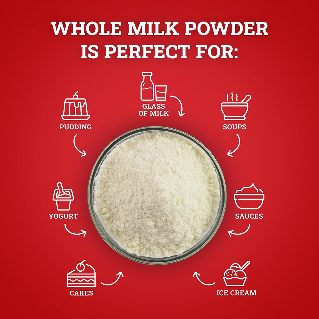 Hoosier Hill Farm Whole Milk Powder, 2LB (Pack of 1)