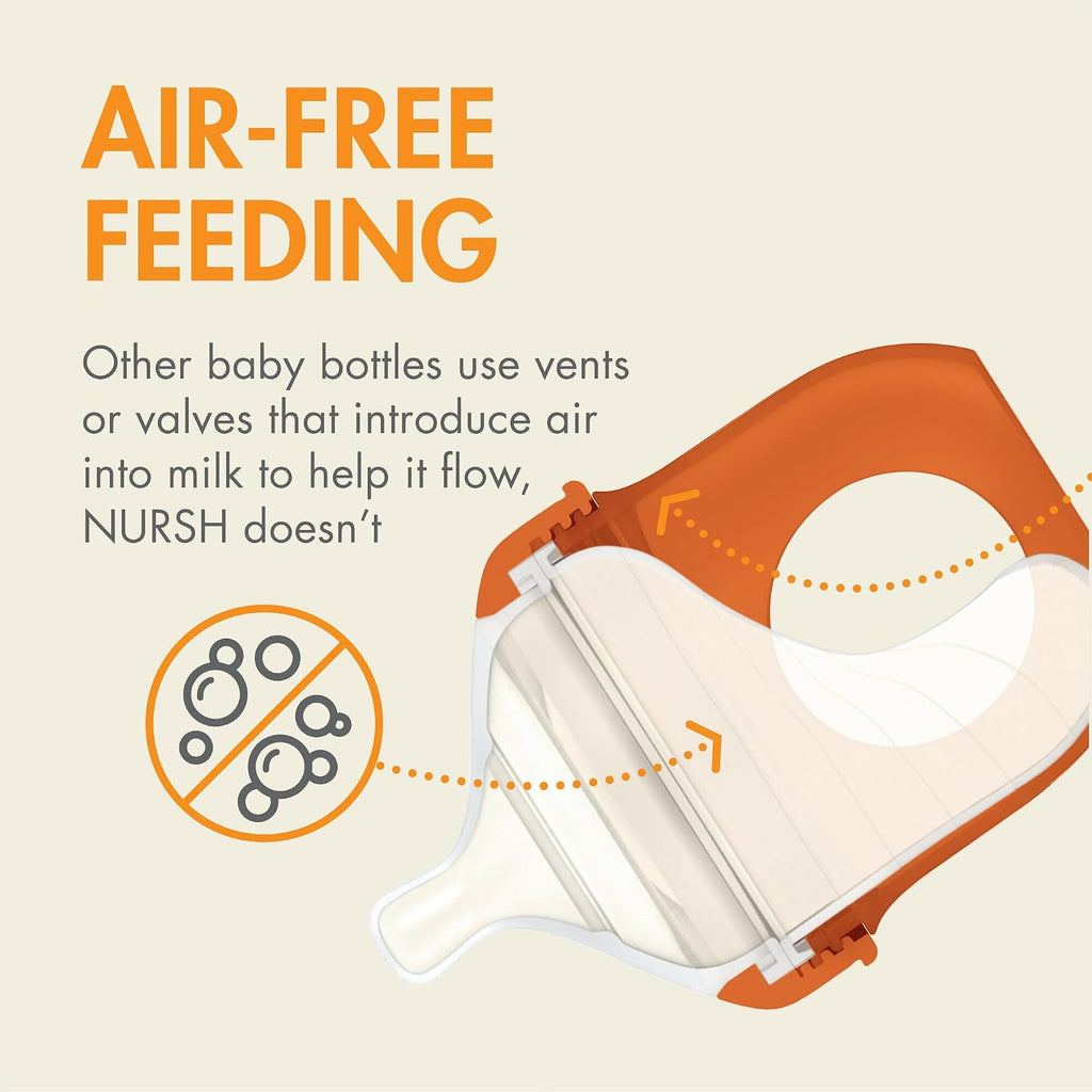 Boon Nursh Silicone Baby Bottles - Speckle - 4 Oz - 3 Count