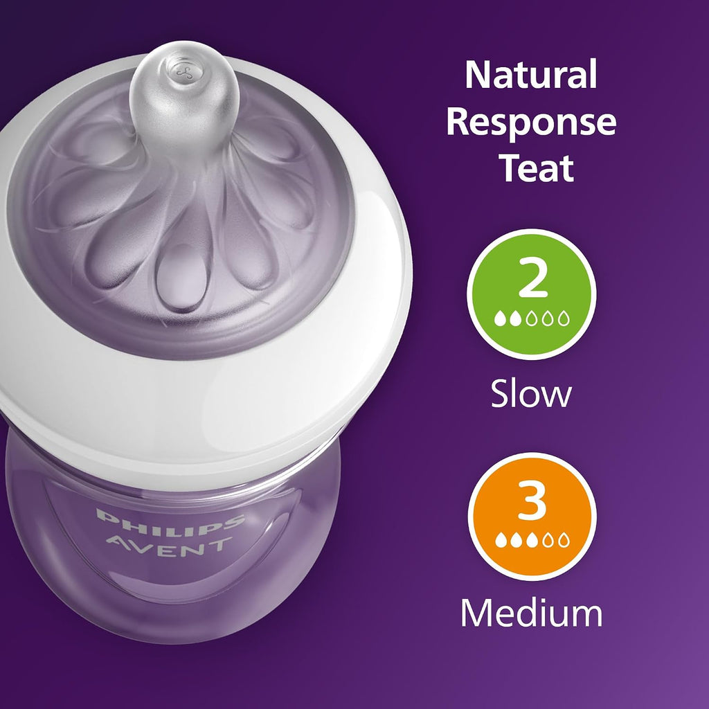 Philips Avent Natural Newborn Gift Set - 6 Bottles, Soothie Pacifier, Brush