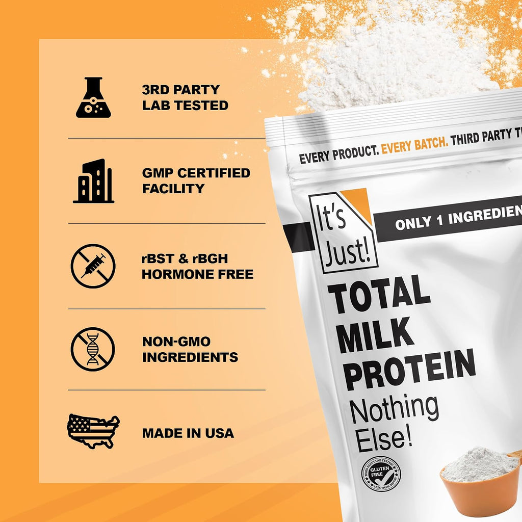 It's Just! - Total Milk Protein Concentrate Powder, 16oz, Unflavored