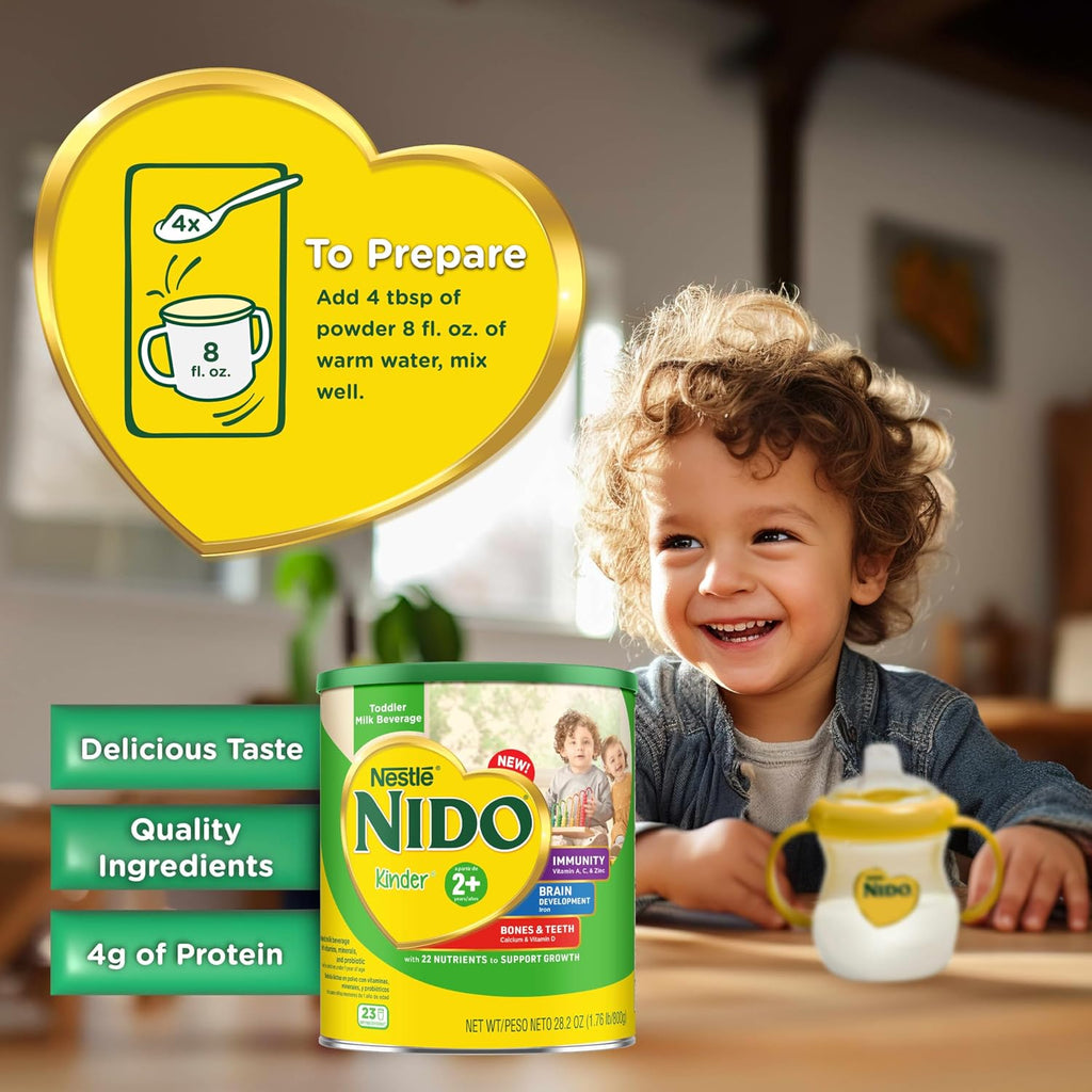 Nestle Nido Kinder 2+ Toddler Milk Powder, 800 G