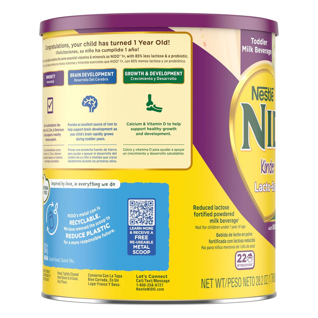 Nestle Nido Lacto-Ease Toddler Milk Powder 28.2 oz