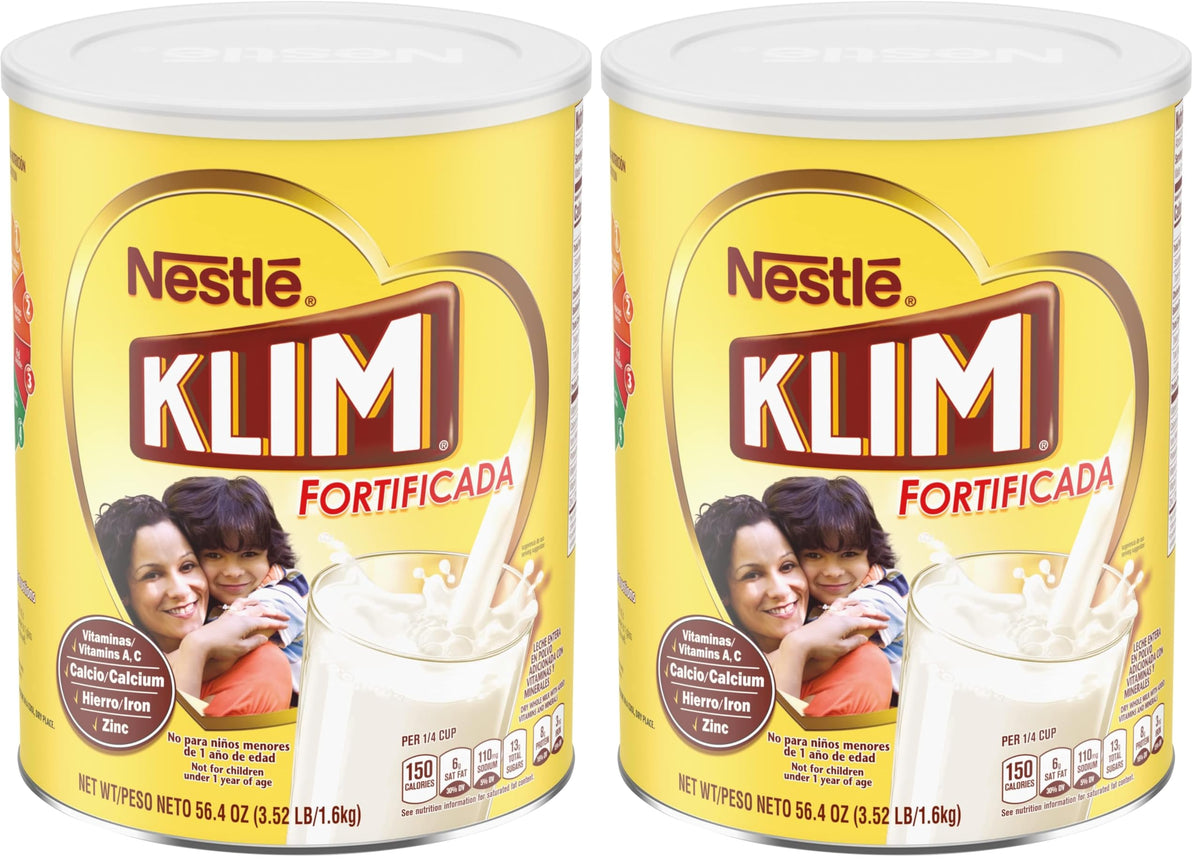 NESTLE KLIM Powdered Milk PREBIO 56.4 Ounce (Pack of 1)