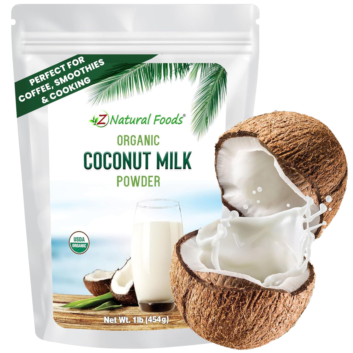 Z Natural Foods Premium Whole Milk Powder - Pasteurized Dry Milk, 1 lb