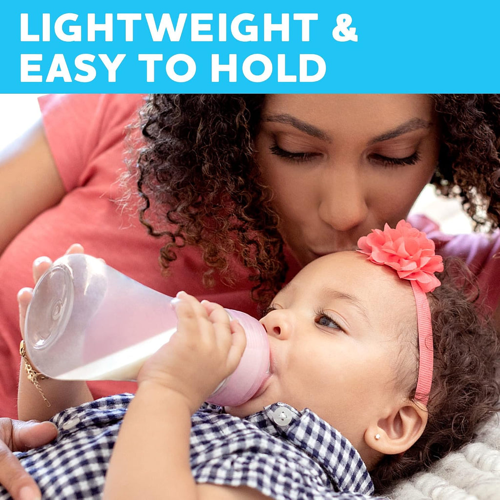 Chicco Duo Hybrid Baby Bottles, Glass Inside, Plastic Outside, 5oz, 2 Pack