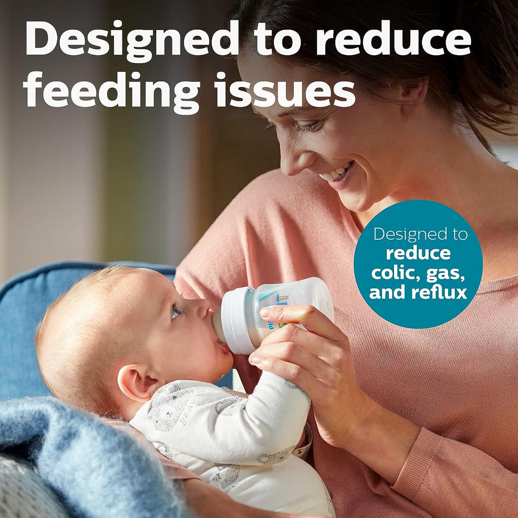 Philips Avent Anti-Colic Baby Bottle with AirFree Vent Newborn Gift Set