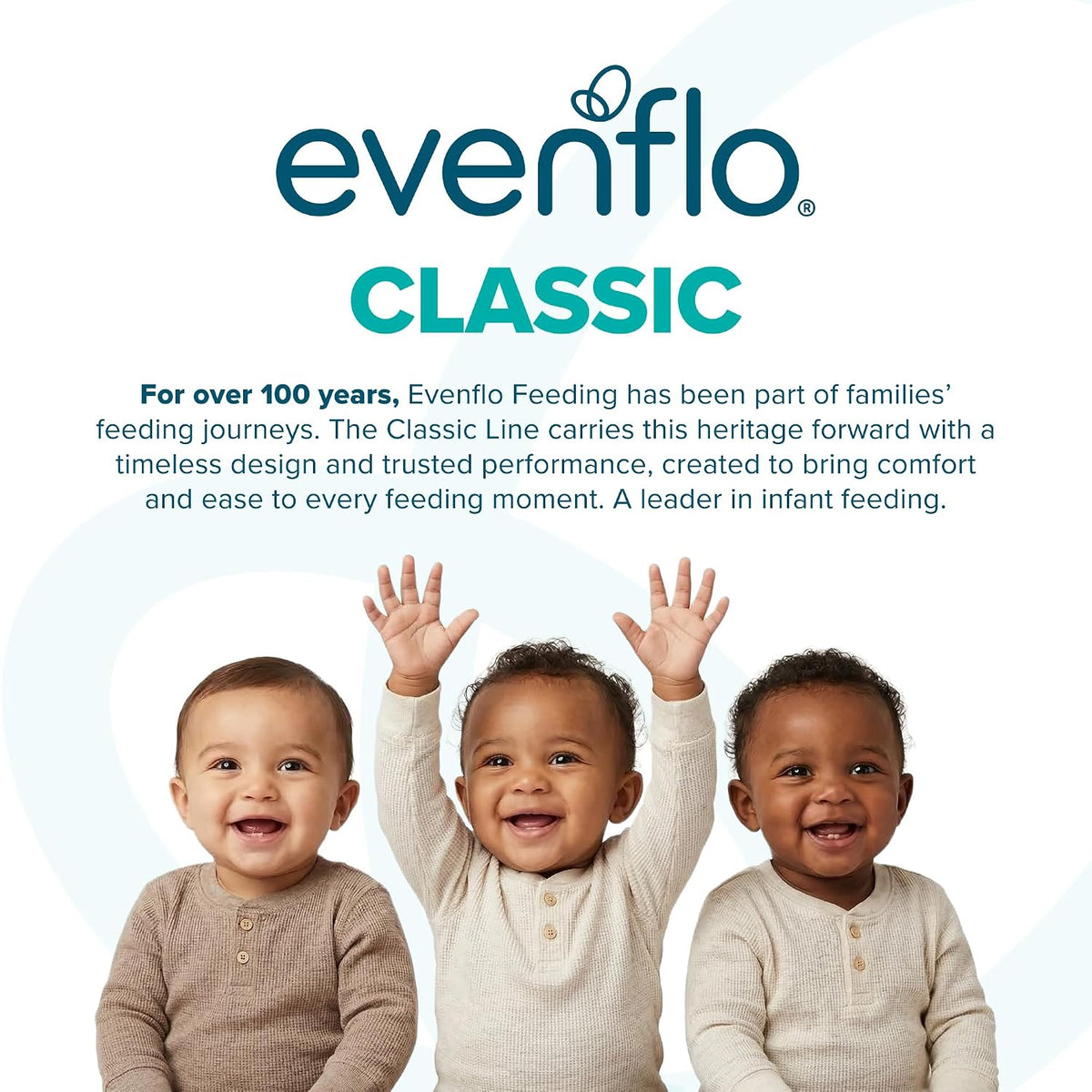 Evenflo Feeding Classic Glass Twist Bottles, 4 Ounce (Pack of 6)
