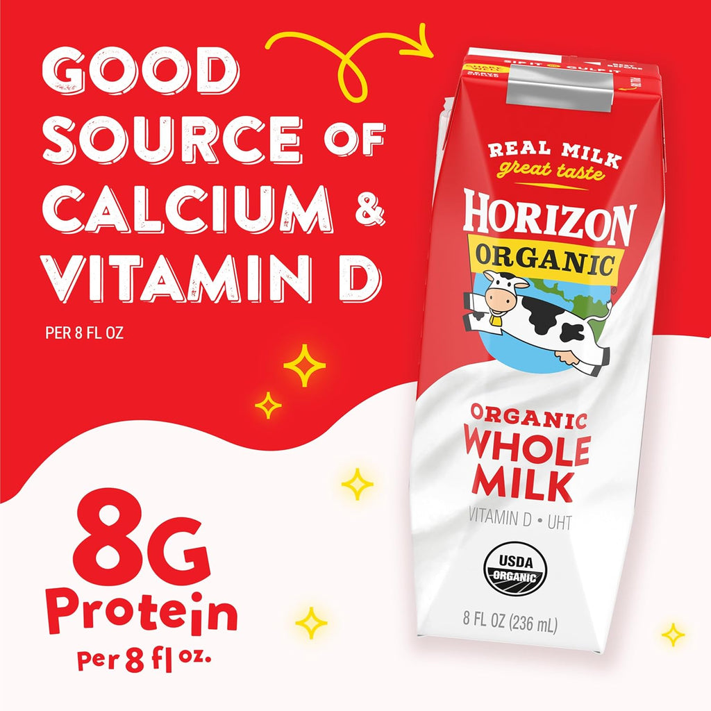 Horizon Organic Organic Whole Milk 6pk, 48 FZ