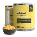 Nutrient Survival Vitamin Powdered Milk, Freeze Dried Prepper Supplies & Emergency Food Supply, 21 Essential Nutrients, Soy & Gluten Free, Shelf Stable Up to 25 Years, One Can, 50 Servings