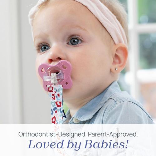 Chicco Dual Soft Orthodontic Pacifier One-Piece Silicone, 6-16m, 2-Pack