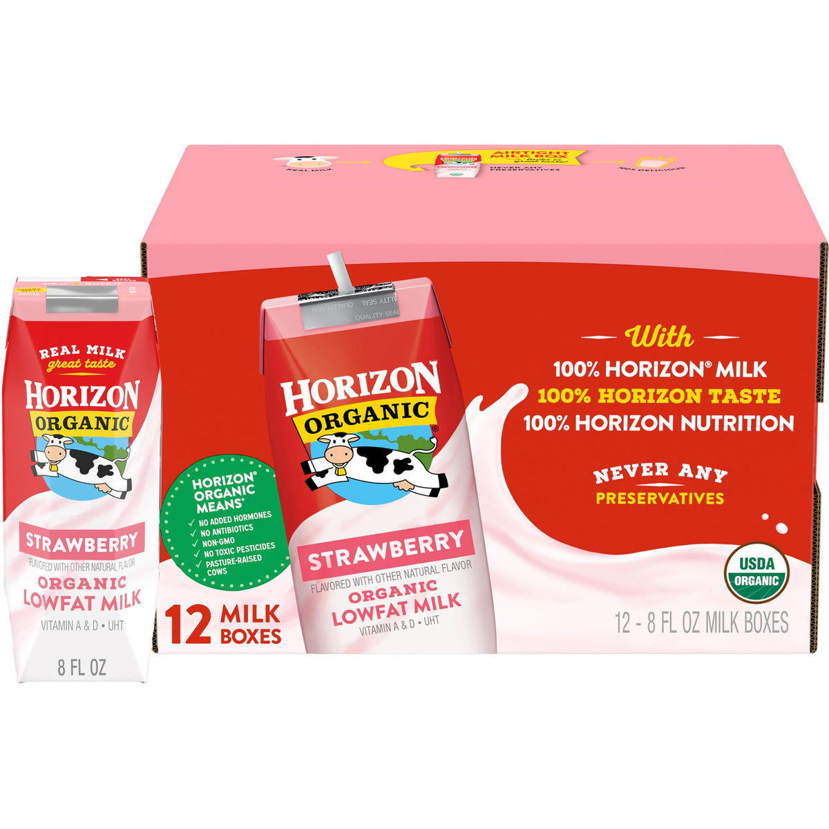 Horizon Organic Organic Whole Milk 6pk, 48 FZ
