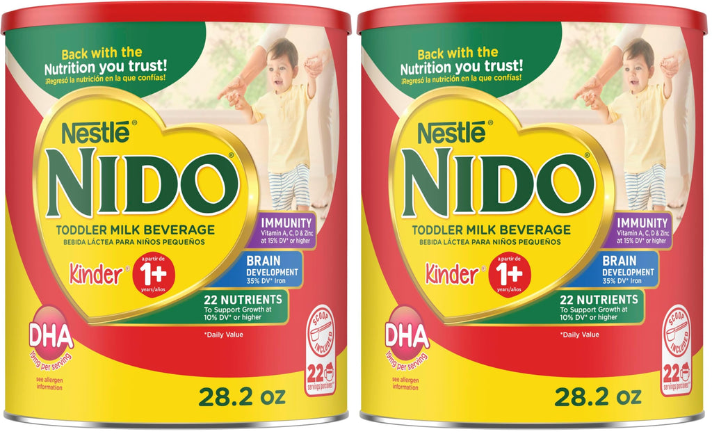 Nido NESTLE Kinder 1+ Powdered Milk Beverage 1.76 lb. Canister