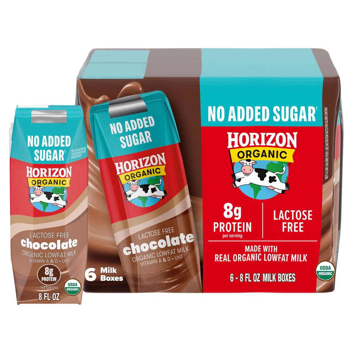 Horizon Organic Organic Whole Milk 6pk, 48 FZ