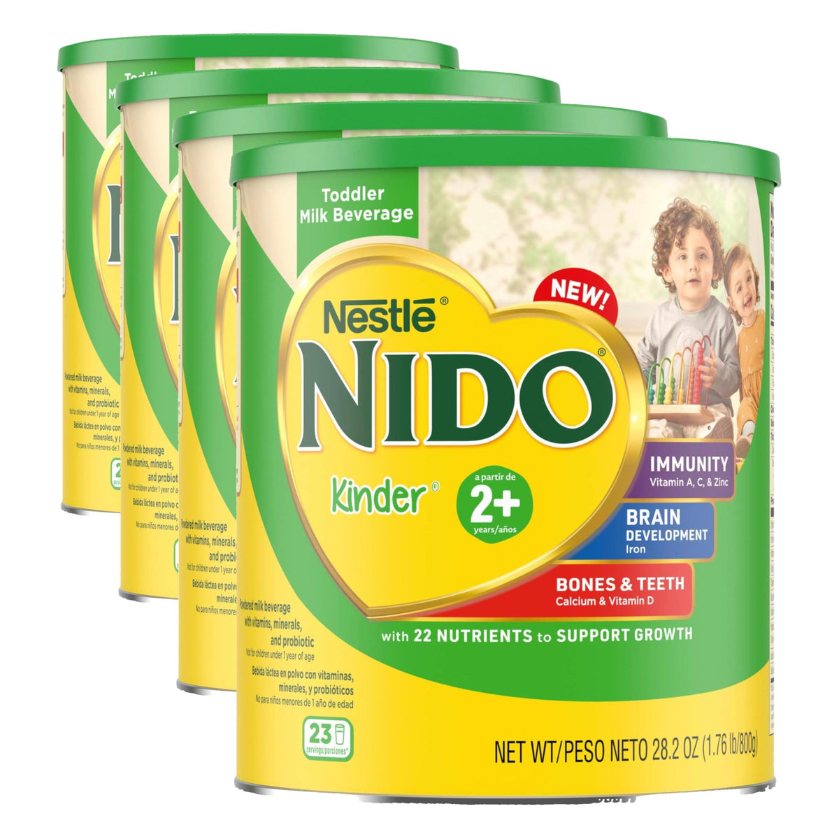 Nestle Nido Kinder 2+ Toddler Milk Powder, 800 G